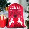 3 Packs present Bags, Santa Burlap Sack with Drawstring 26" x 19" for Large Xmas Package Storage, Event Party Supplies, Christmas Party Favors